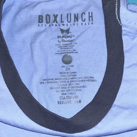 NWT Sanrio Kuromi Wavy Panel T-Shirt 2X - Picture 5 of 9